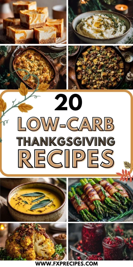 low carb thanksgiving recipes