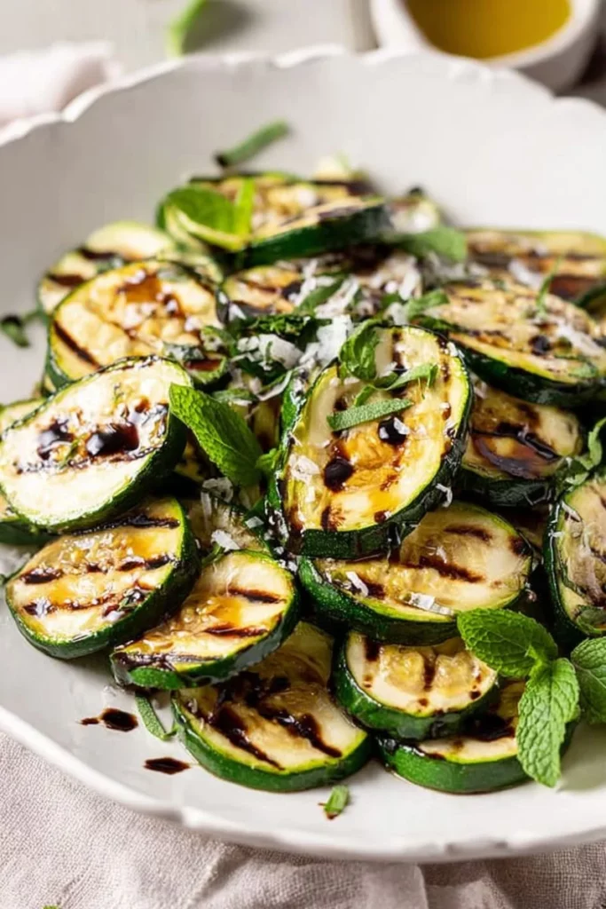Fresh Grilled Zucchini Salad