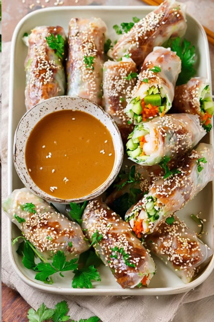 Fresh High Protein Spring Rolls