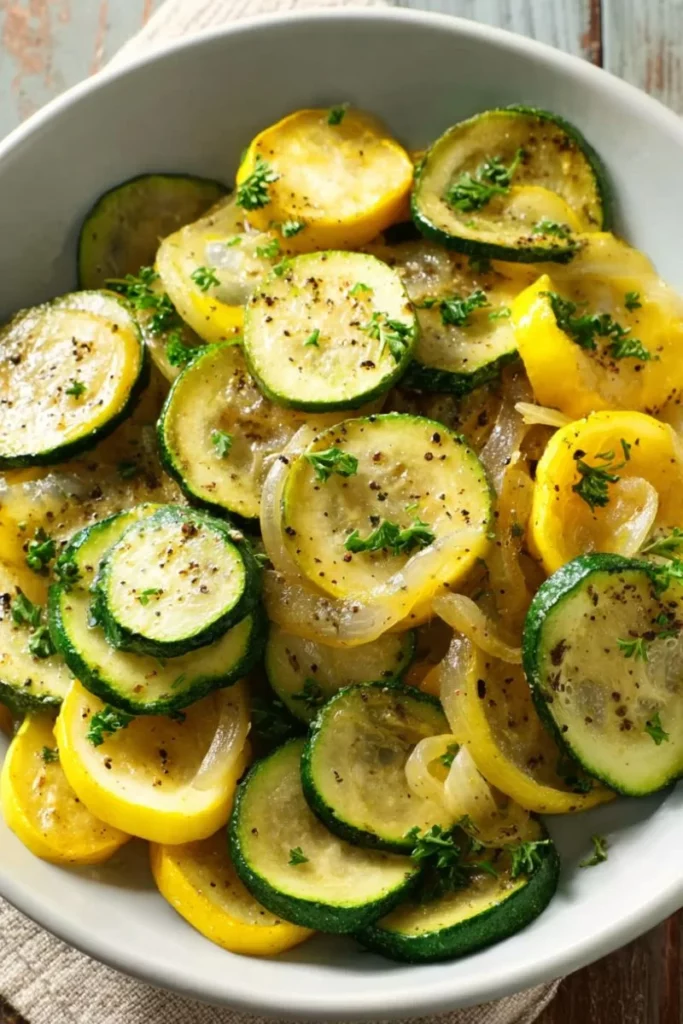 Healthy Sautéed Zucchini and Squash Recipe