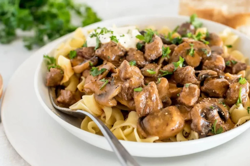 Julia Child’s Beef Stroganoff