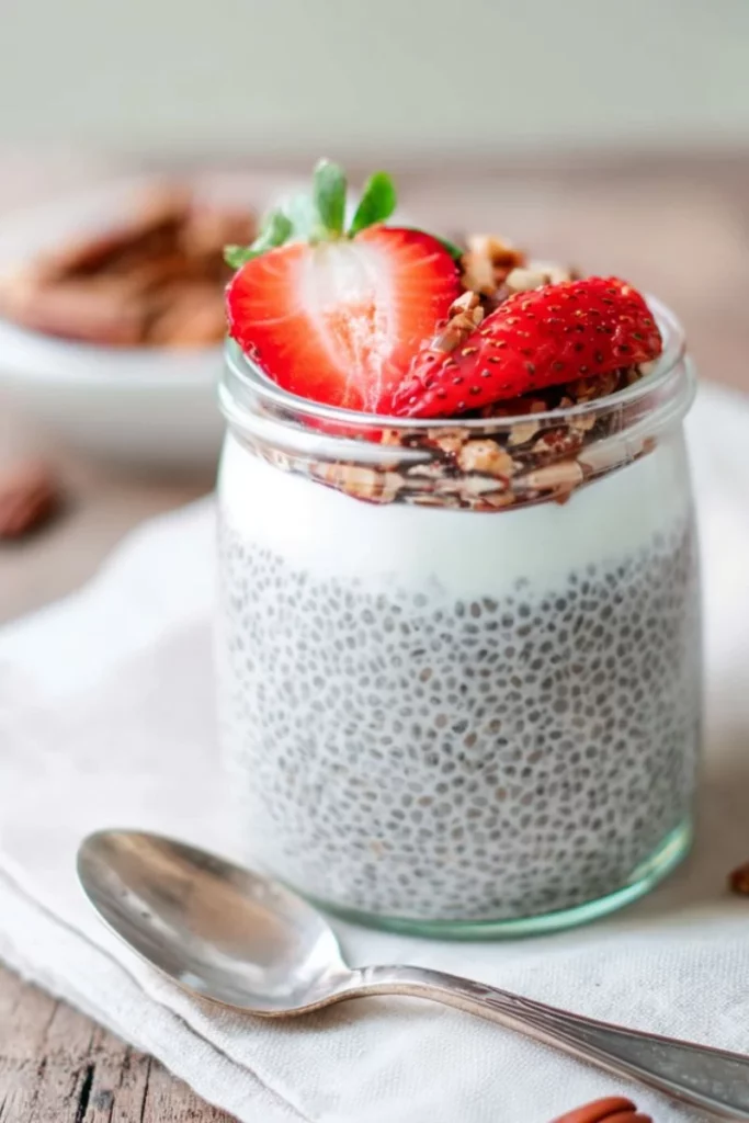 Quick & Easy Low Calorie Chia Pudding Snack