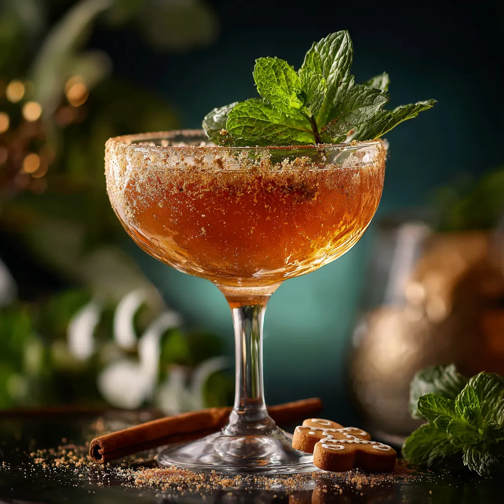 Gingerbread Old Cuban with Spiced Rum