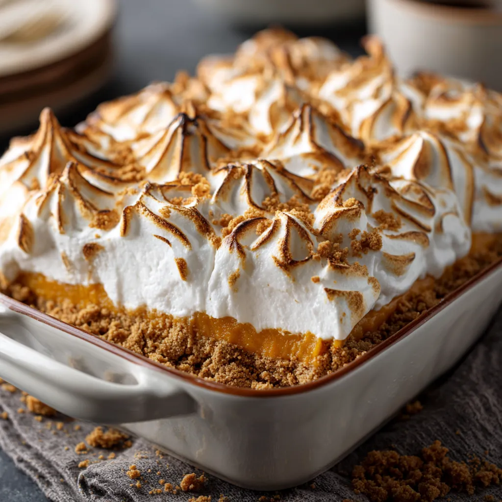 sweet potato casserole recipes sweet potato casserole with gingersnap crust and marshmallow fluff