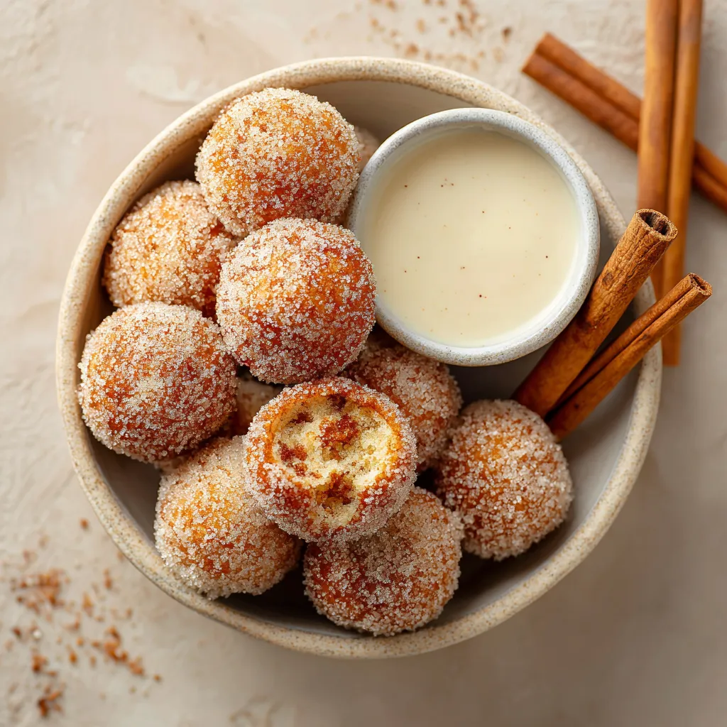 Air Fryer Cinnamon Sugar Donut Holes