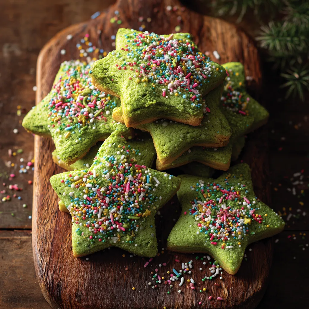 vegan christmas cookies vegan matcha sugar cookies with holiday sprinkles