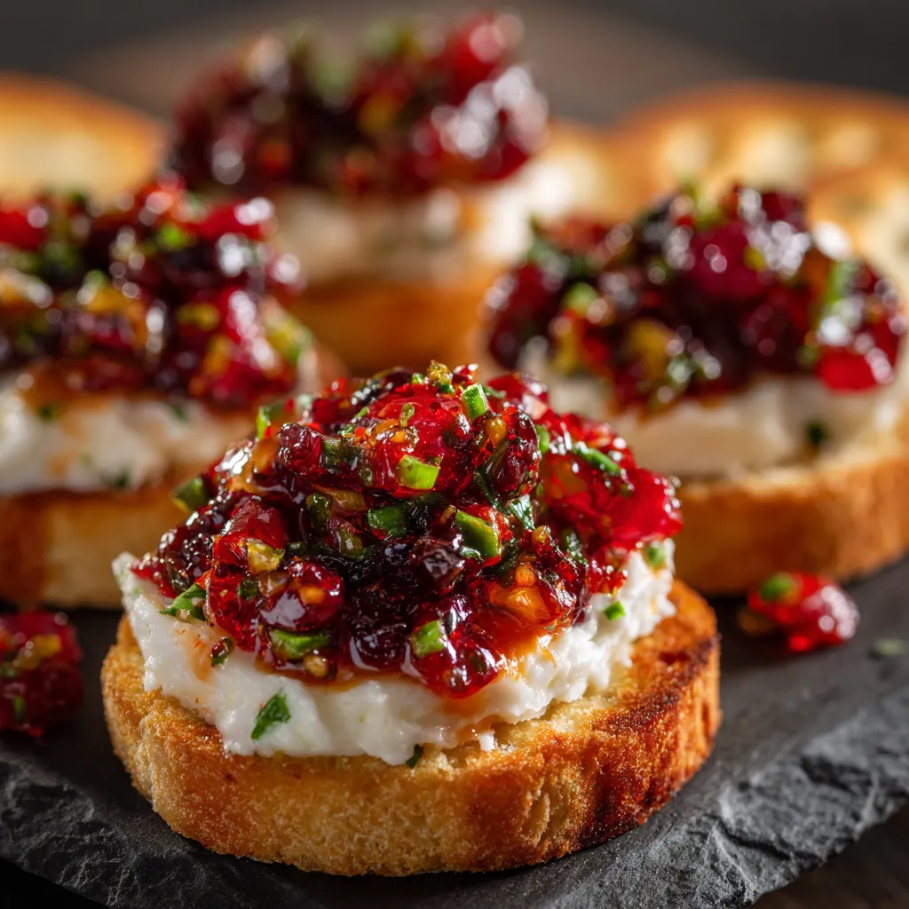 Cranberry Jalapeño Cream Cheese Dip