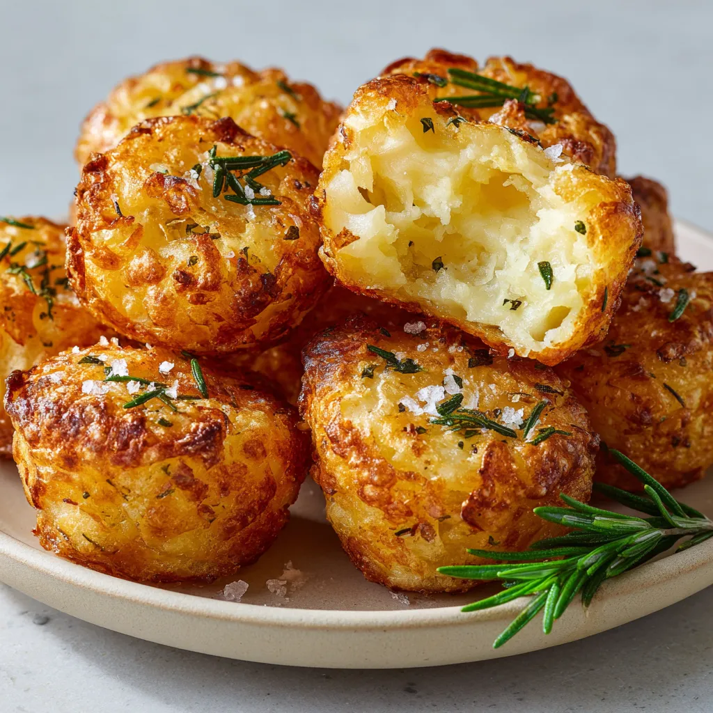 Air Fryer Rosemary Potato Puffs