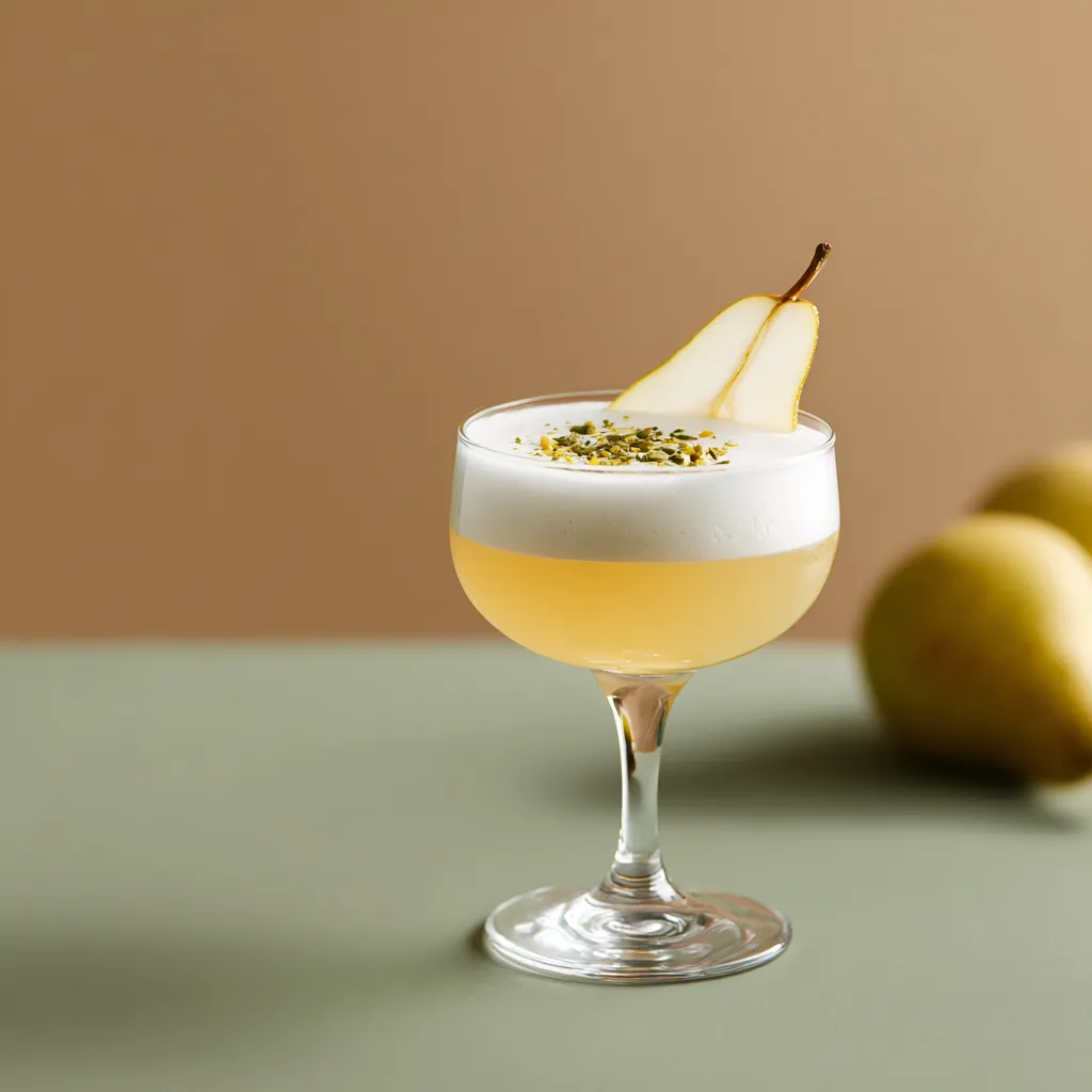 Pear Pistachio Sour