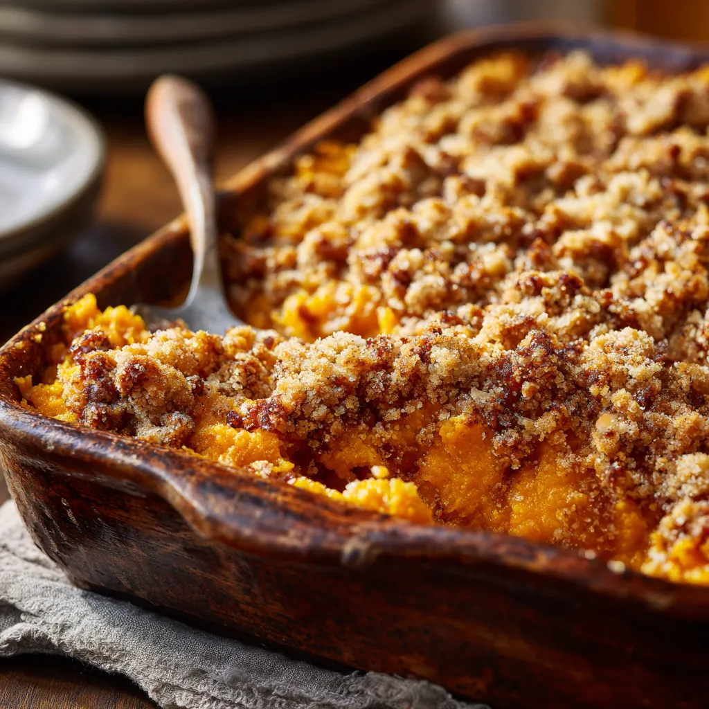 sweet potato casserole recipes sweet potato casserole with oatmeal cookie crumble
