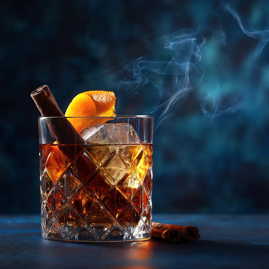 Smoked Cinnamon Orange Old Fashioned