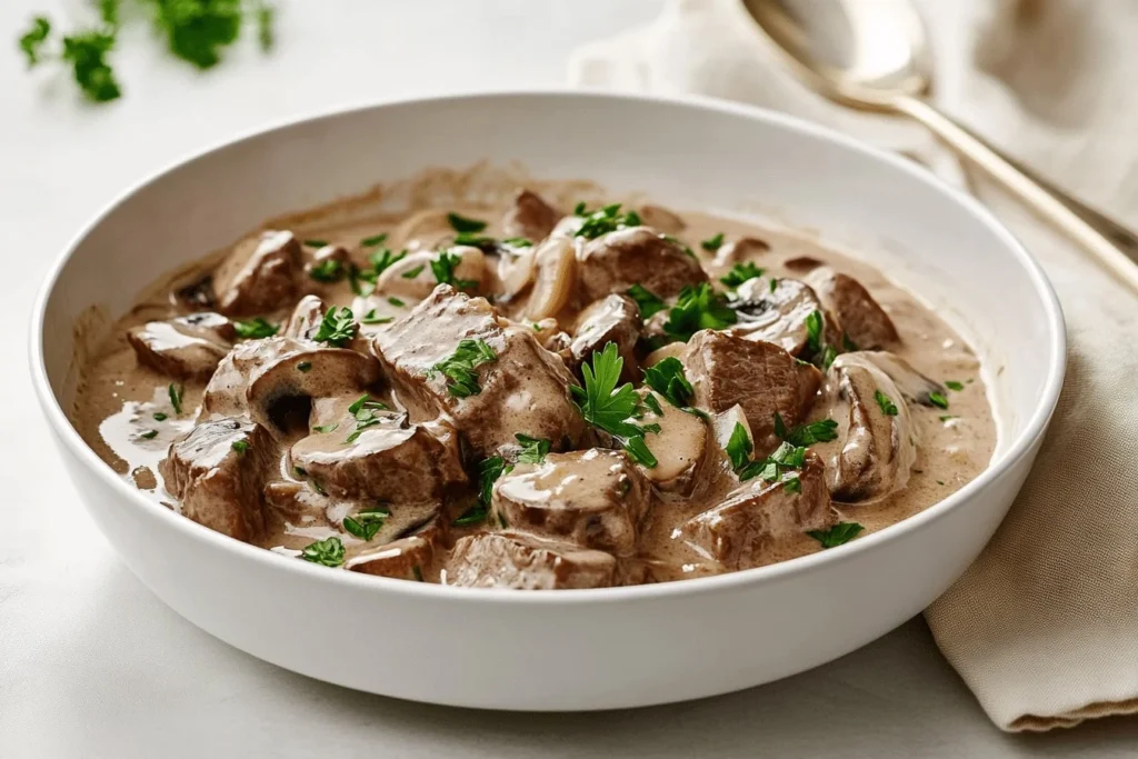 Exotic Julia Child’s Beef Stroganoff Recipe