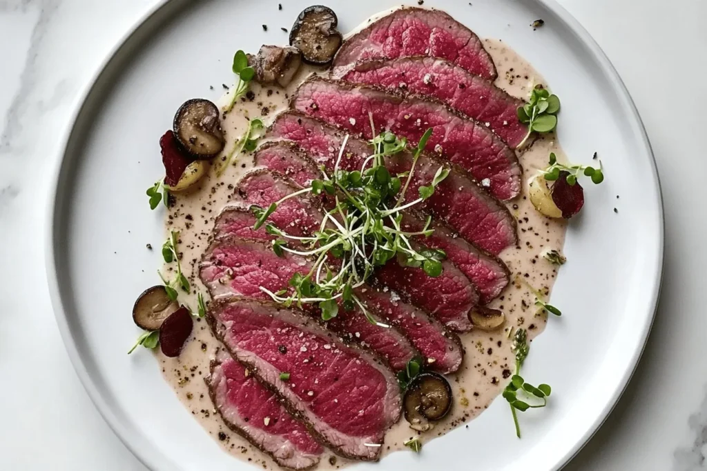 Classic Gordon Ramsay Roast Beef Carpaccio Recipe