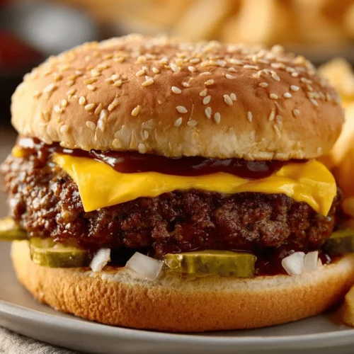 Hearty McDonalds Quarter Pounder Copycat