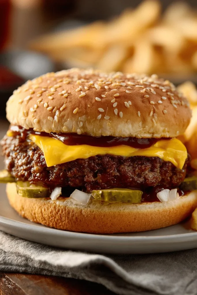 Hearty McDonalds Quarter Pounder Copycat