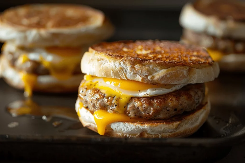 How To Make McDonalds Sausage And Egg McMuffin