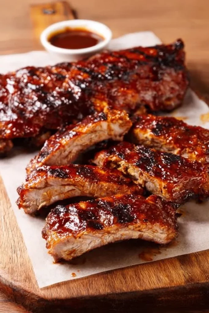 Outback Steakhouse Baby Back Ribs Served