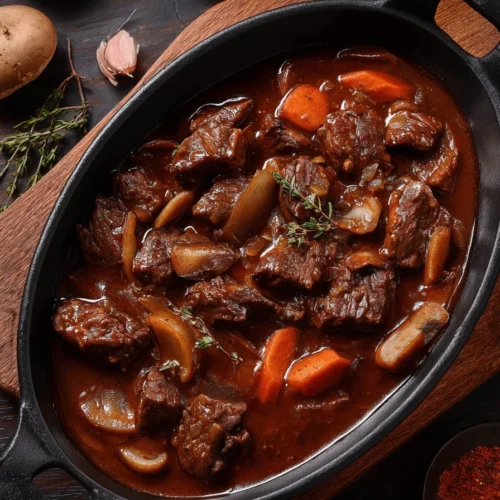 Perfect Gordon Ramsay Beef Stew Served