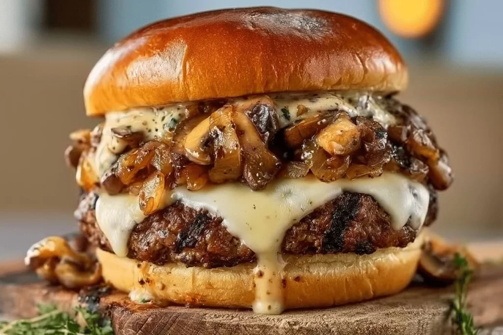 Whataburger Mushroom Swiss Burger Copycat Recipe