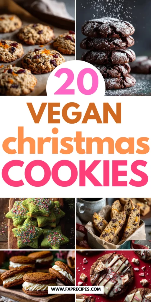 vegan christmas cookies - introduction image