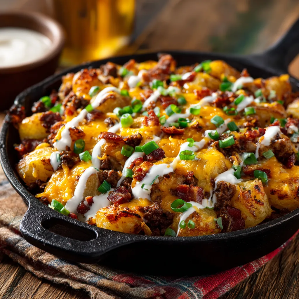 ground beef casserole recipes loaded baked potato and ground beef skillet bake