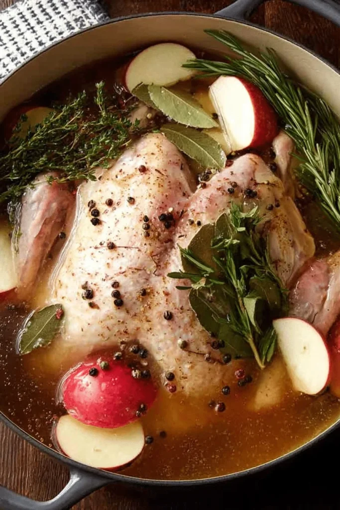 Alton Brown Thanksgiving Turkey Brine Served