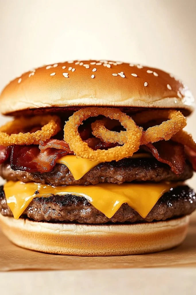 Burger King Rodeo Burger At Home