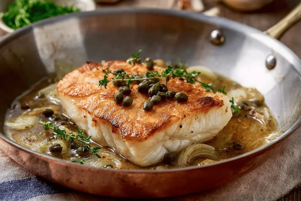 How To Make Gordon Ramsays Sea Bass With Fennel Lemon And Capers