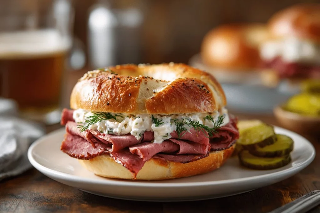 How To Make Salt Beef Bagel At Home