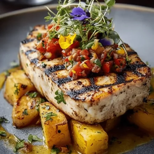 Italian Style Sous Vide Swordfish