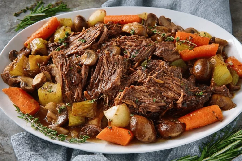 Juicy Tender 7 Bone Roast In Crockpot