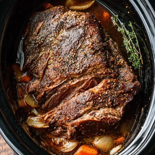 Juicy Tender 7 Bone Roast In Crockpot Recipe