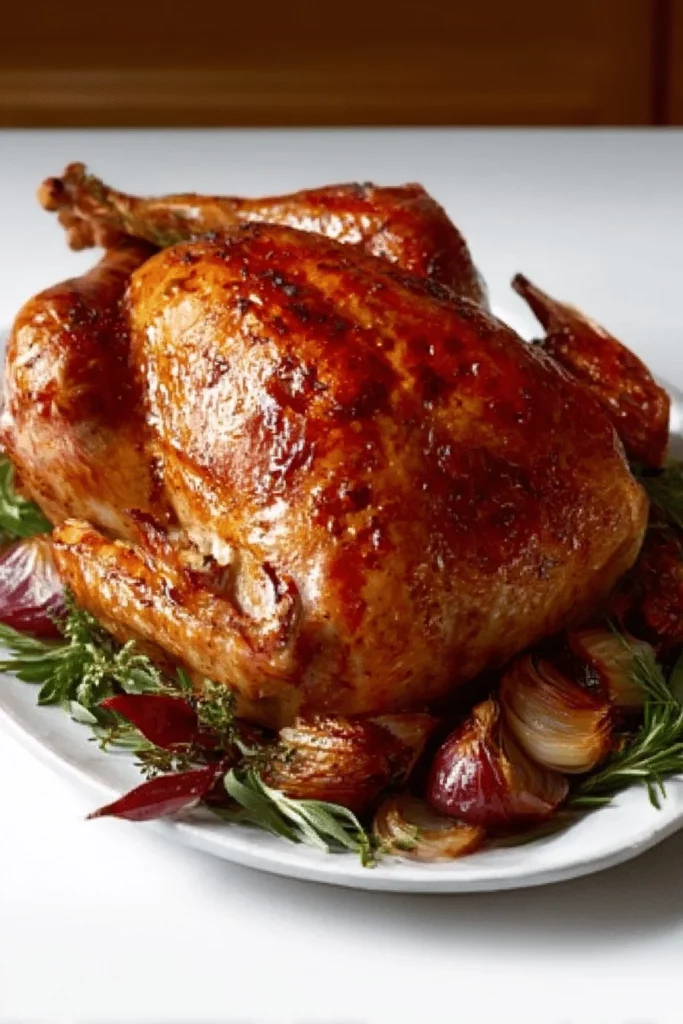 Perfect Alton Brown Good Eats Roast Turkey Served