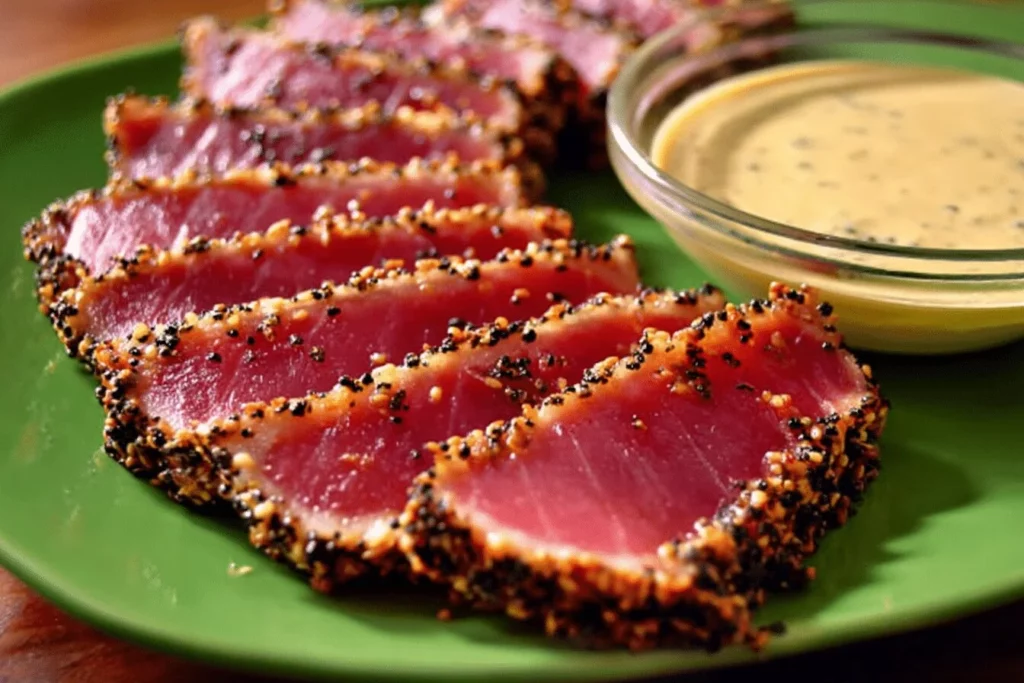 Perfect Outback Steakhouse Seared Peppered Ahi Recipe