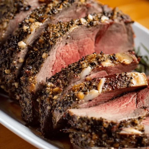 Round Roast Beef Recipe Served