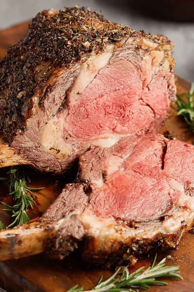 Texas Roadhouse Prime Rib Served