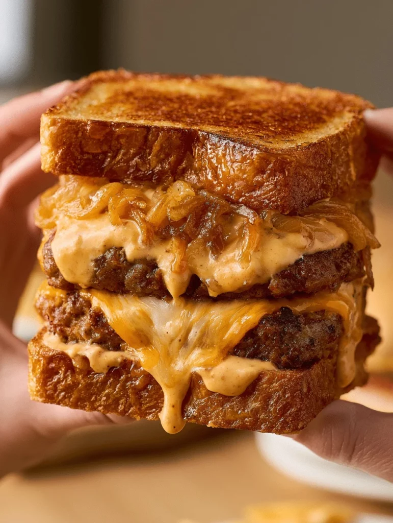 Whataburger Patty Melt Served