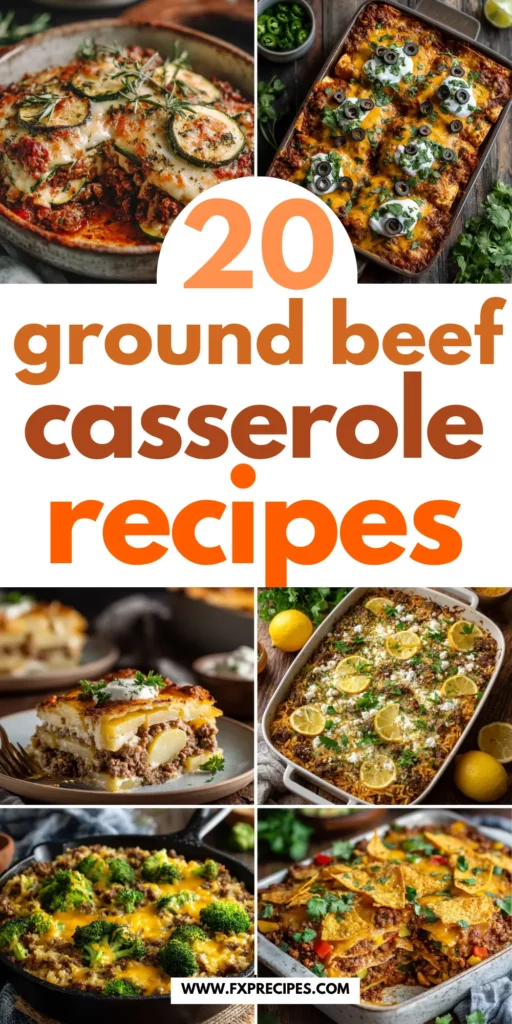 ground beef casserole recipes