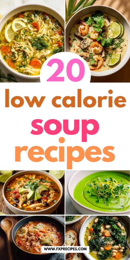 low calorie soup recipes