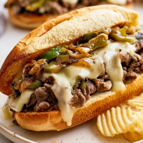 Chicken Philly Cheese Steak At Home