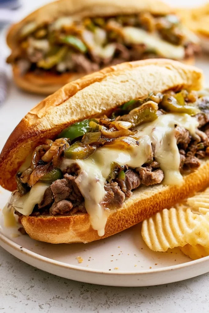 Chicken Philly Cheese Steak At Home