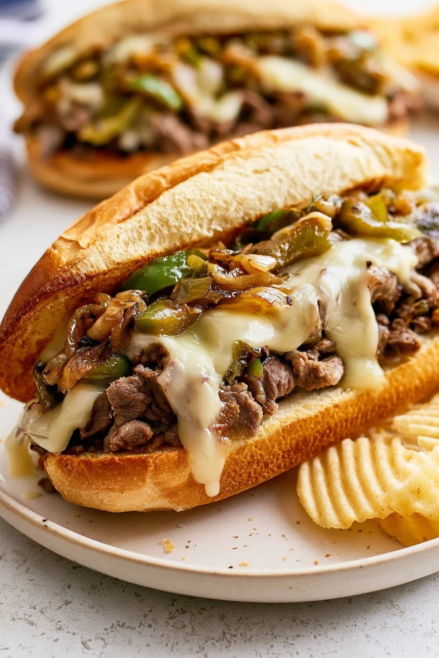 Chicken Philly Cheese Steak At Home