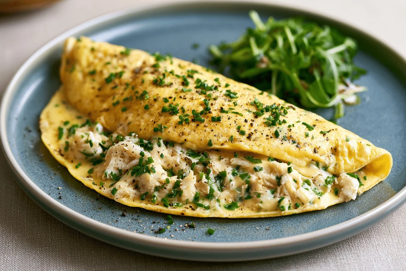 Crab Omelet Recipe