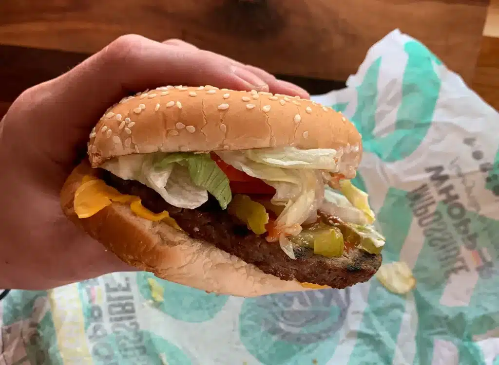 Left handed whopper